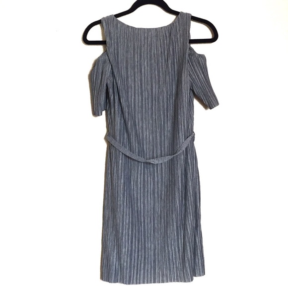 ๐ NWT Monteau Grey Dress Open Shoulder Wrap - Picture 4 of 8